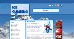 Desktop Screenshot of ice-climbing.co.uk