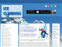 Tablet Screenshot of ice-climbing.co.uk